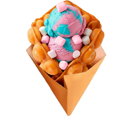 Баббл вафл с Мороженым Bubble Gum image