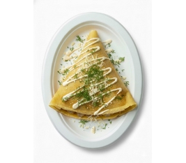 Солёный блин с мясом image
